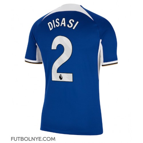 Camiseta Chelsea Axel Disasi #2 Primera Equipación 2023-24 manga corta